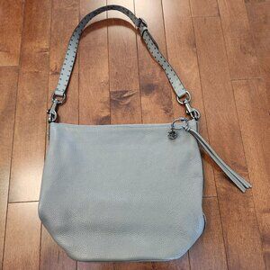 Coach Originals 1941 Glovetanned pebble leather duffle bag in taupe gray